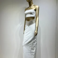 Women Sexy Strapless Crop Top And High Waisted Skirt Two-Piece Set 37 Women Sexy Strapless Crop Top And High Waisted Skirt Two-Piece Set -Deals Toggenix Store f53fe31630637586