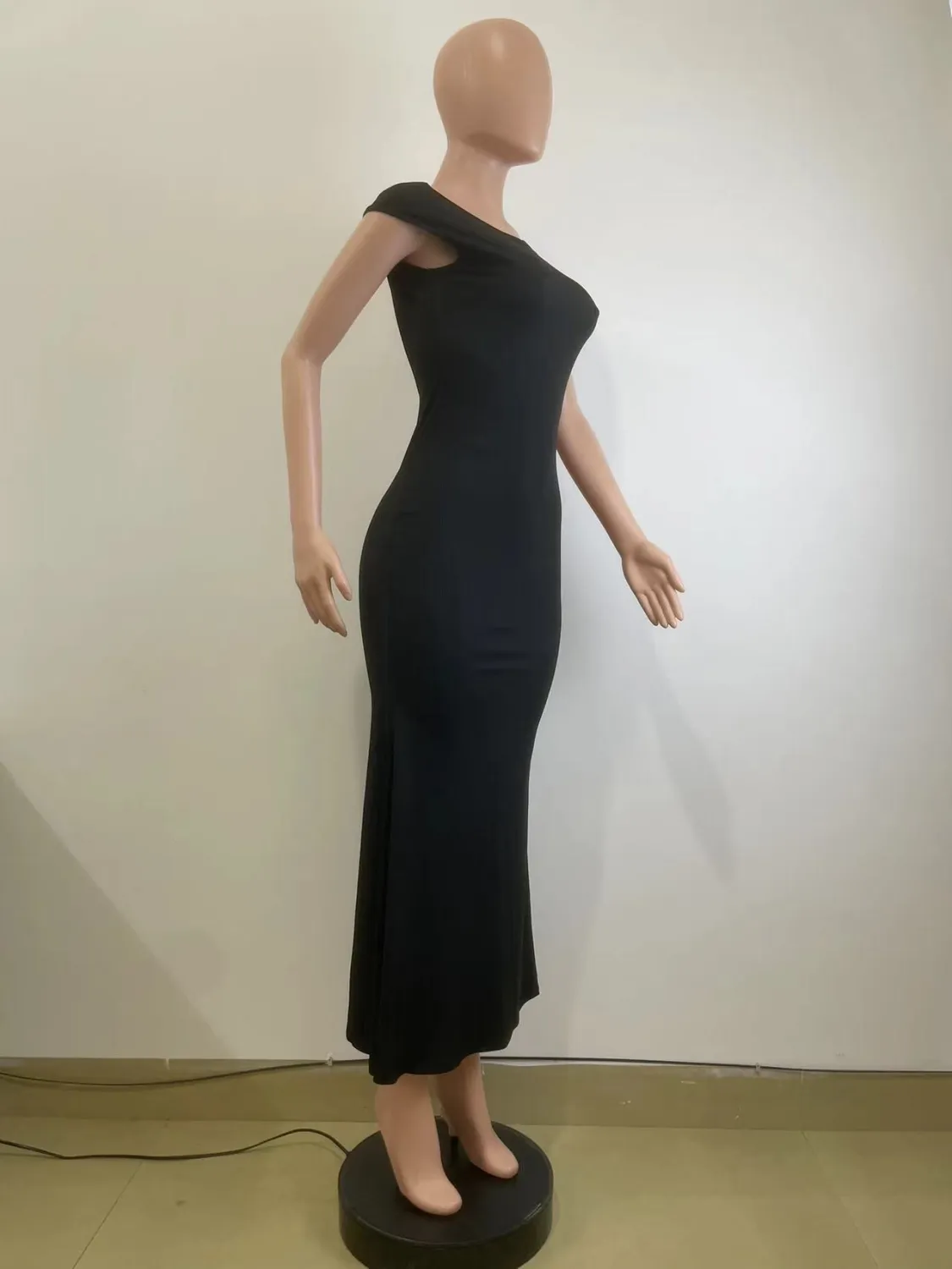 Women's Spring And Autumn Fashion Sexy Hollow Low Back Slim Bodycon Dress 10 Women's Spring And Autumn Fashion Sexy Hollow Low Back Slim Bodycon Dress - Image 10