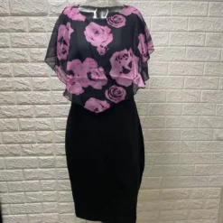 Rose Printed Shawl Women 's Slim Bodycon Plus Size Dress 39 Rose Printed Shawl Women 's Slim Bodycon Plus Size Dress -Deals Toggenix Store f5bfb20c922b0d5e