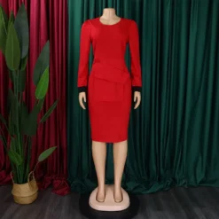 Ladies Fashion Chic Bodycon Pencil Office African Dress 37 Ladies Fashion Chic Bodycon Pencil Office African Dress -Deals Toggenix Store f674fc249b7bbc35