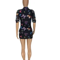 Women Fashion Butterfly Print Chic Dress 19 Women Fashion Butterfly Print Chic Dress -Deals Toggenix Store f710e513debb7186