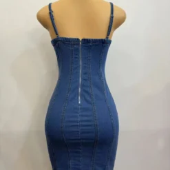 Women's Summer Sexy Strap Patchwork Denim Dress -Deals Toggenix Store f9a1d6ad909c462a