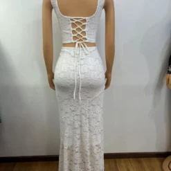 Women Sexy Pleated Top And Lace Skirt Two-piece Set 21 Women Sexy Pleated Top And Lace Skirt Two-piece Set -Deals Toggenix Store fbbb2b1b2cc40606