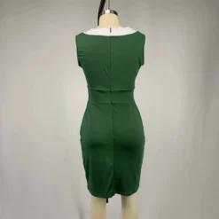 Women Sleeveless V-Neck Button Up Bodycon Dress 32 Women Sleeveless V-Neck Button Up Bodycon Dress -Deals Toggenix Store fca40a476b932e2c