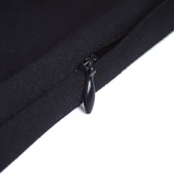 Women Summer Round Neck Sleeveless Colorblock Zip Dress