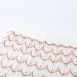 Summer Street Sexy Hollow Sleeveless Low Back High Waist Slim Crochet Two Piece Skirt Set